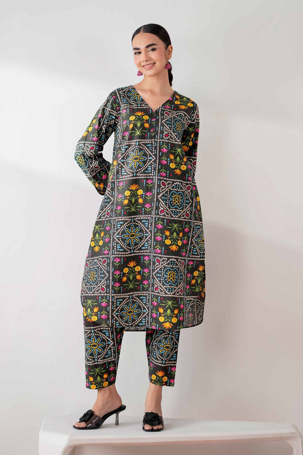 2 Piece - Printed Suit - PS25-225
