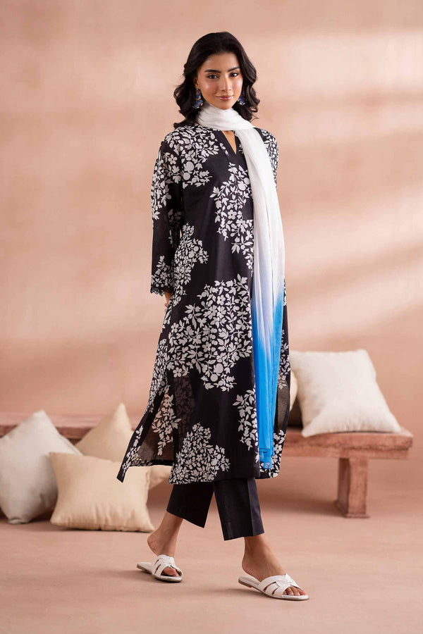 3 Piece - Printed Suit - PS25-251