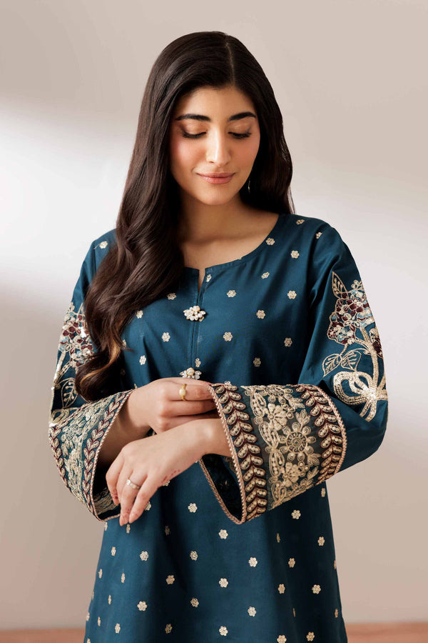 2 Piece - Embroidered Suit - PUS25-67