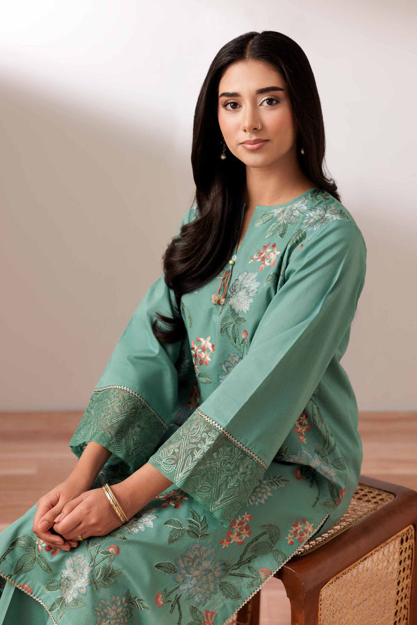 2 Piece - Embroidered Suit - PUS25-69