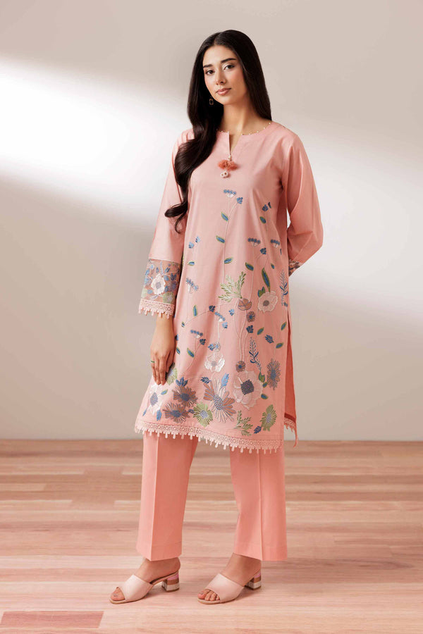 2 Piece - Embroidered Suit - PUS25-70