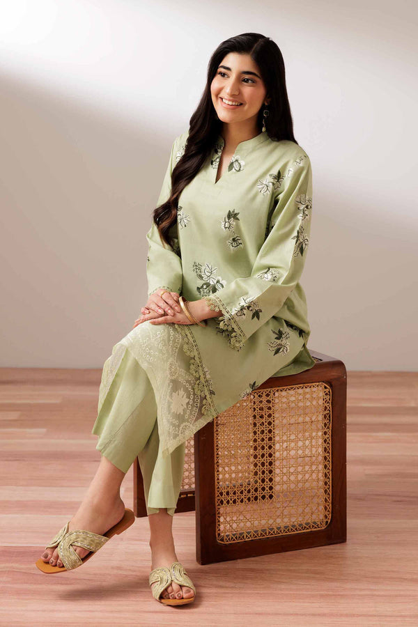 2 Piece - Embroidered Suit - PUS25-71