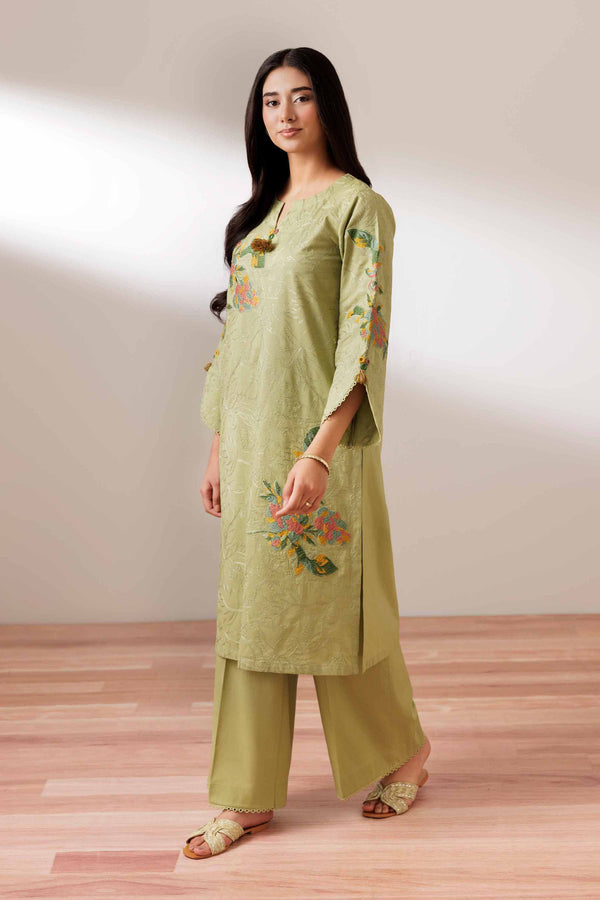 2 Piece - Embroidered Suit - PUS25-72