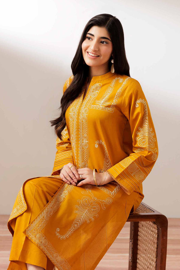 2 Piece - Embroidered Suit - PUS25-74