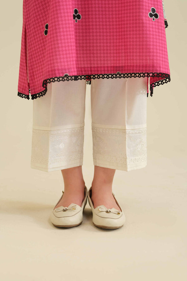 Embroidered Trousers - PW25-112