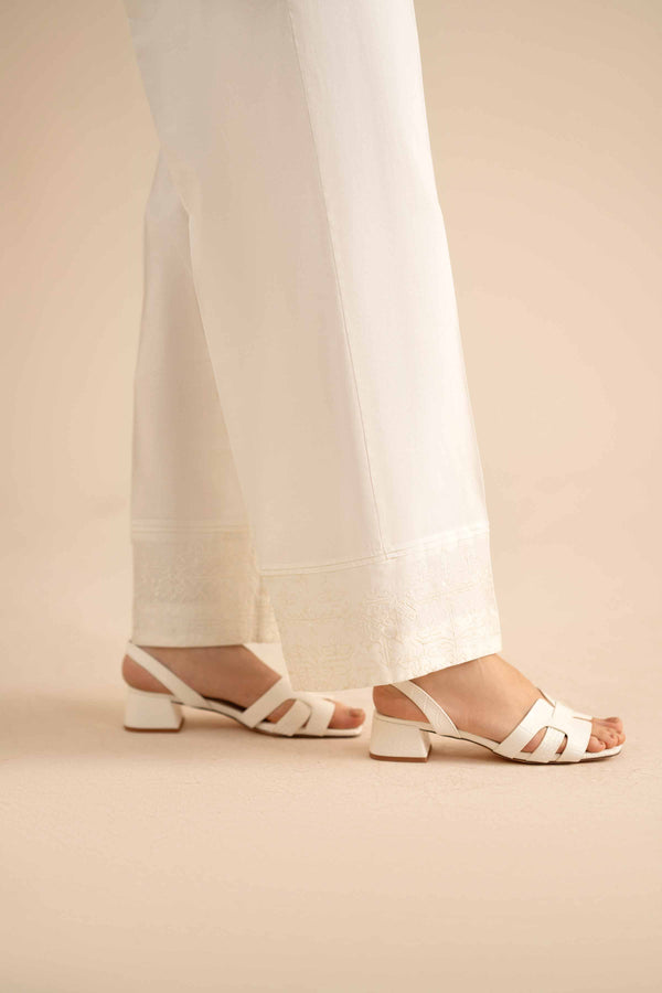 Embroidered Trousers - PW25-116