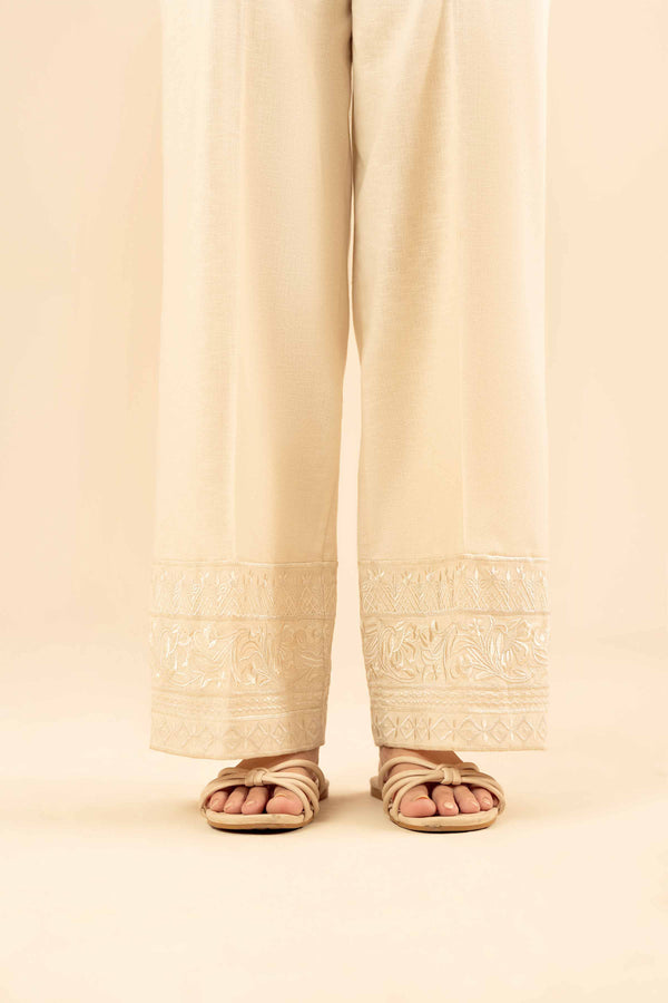 Embroidered Trousers - PW25-133