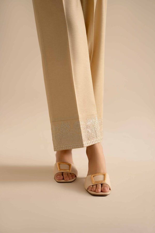 Embroidered Trousers - PW25-145