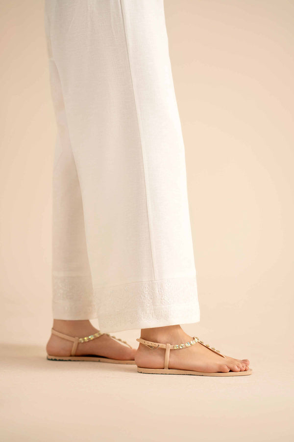 Embroidered Trousers - PW25-149