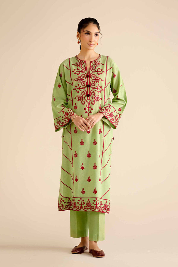 2 Piece - Embroidered Suit - PW25-269