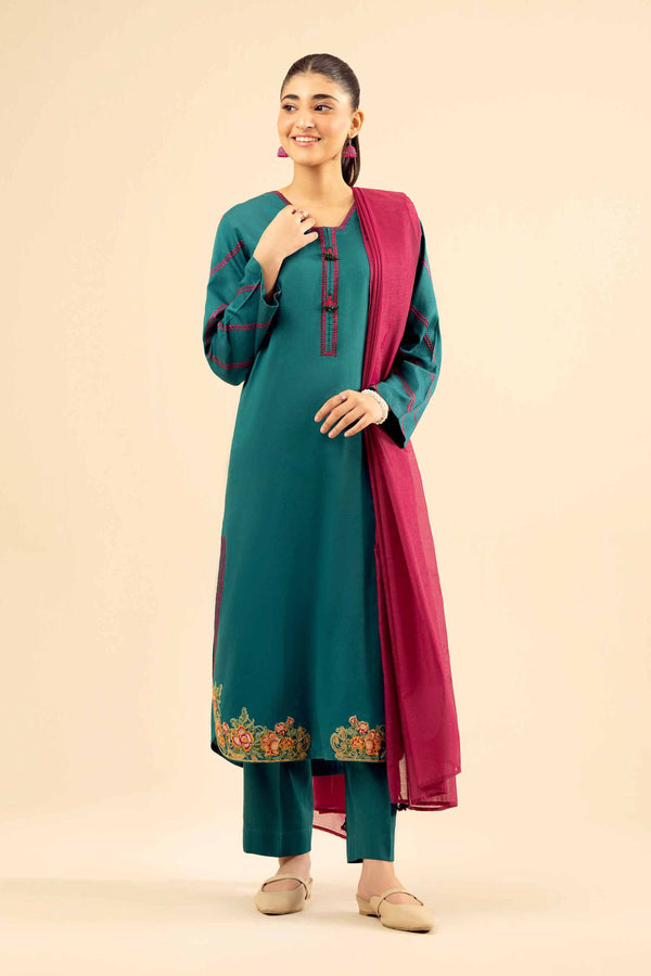 3 Piece - Embroidered Suit - PW25-30