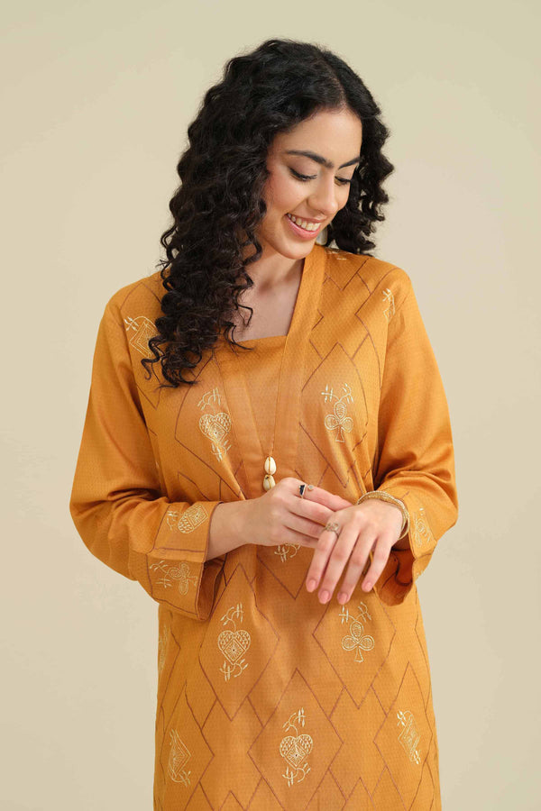 Printed Embroidered Shirt - PW25-37