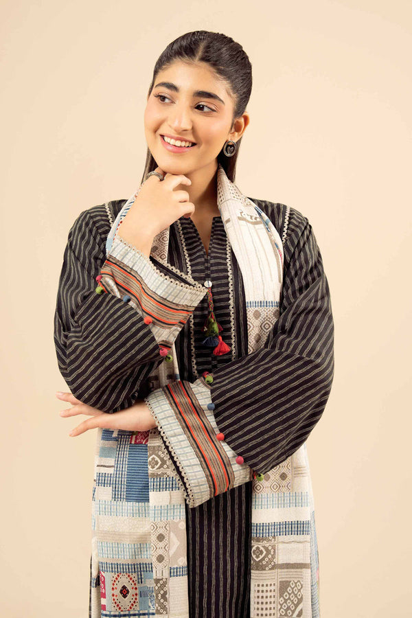 3 Piece - Printed Suit - PW25-467