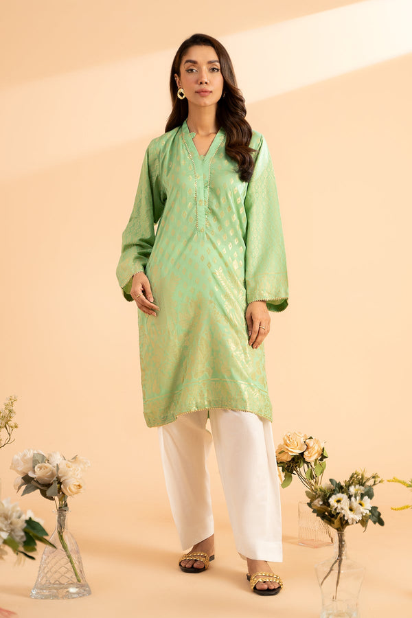 1-PC Printed Lawn Jacquard Shirt CPG22-49