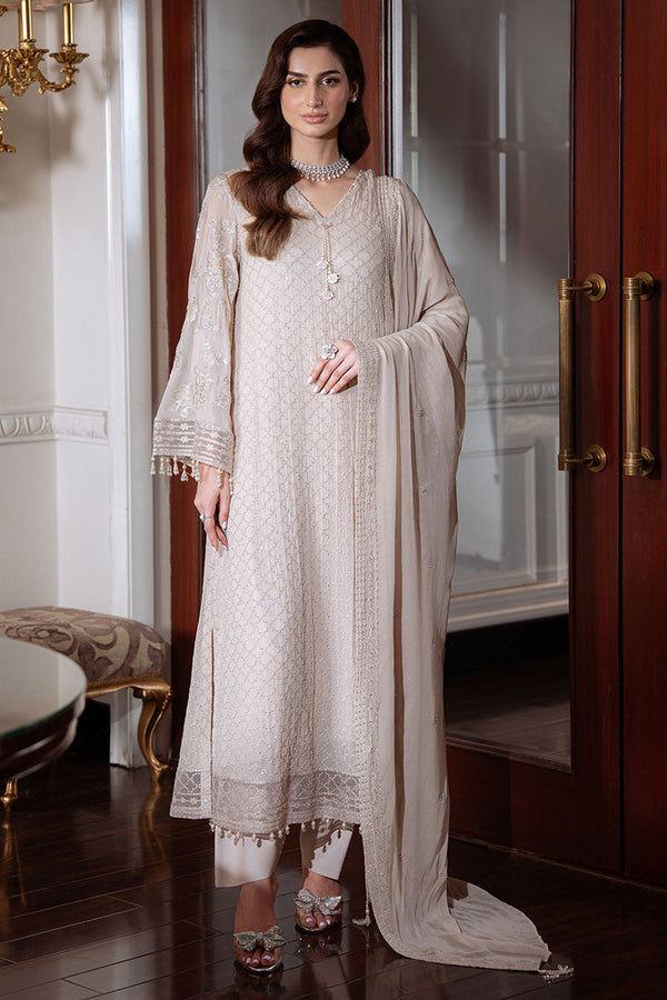 DUNE GRACE-4PC CHIFFON EMBROIDERED SUIT
