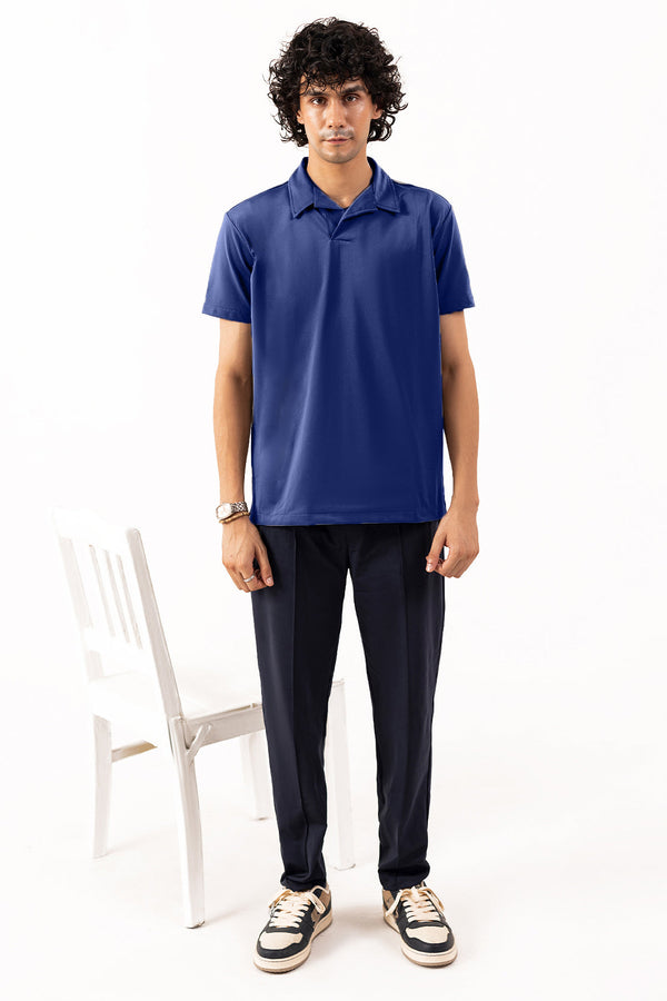 Structured Polo Collar Tee Shirt