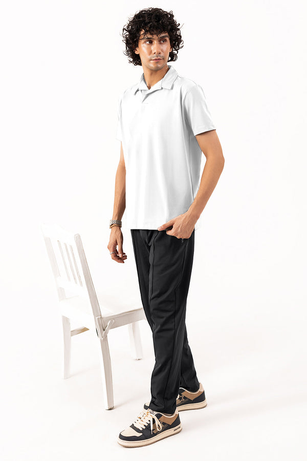 Structured Polo Collar Tee Shirt