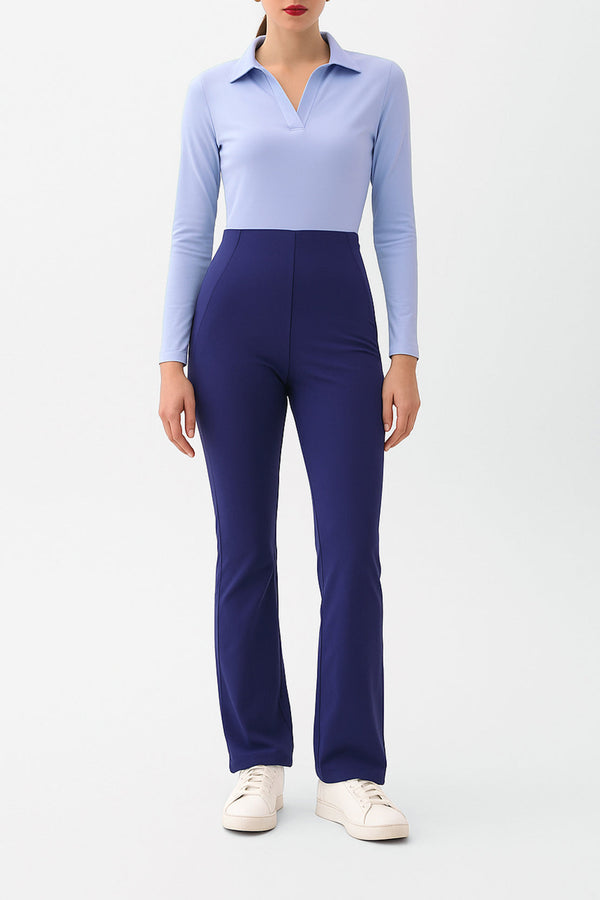 High Waist Straight Trousers