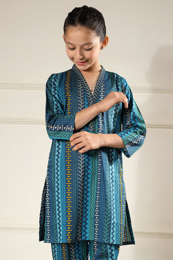 Stitched Lawn 2 Piece (Shirt/Trouser)