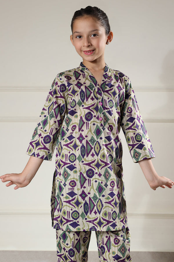 Stitched Lawn 2 Piece (Shirt/Trouser)