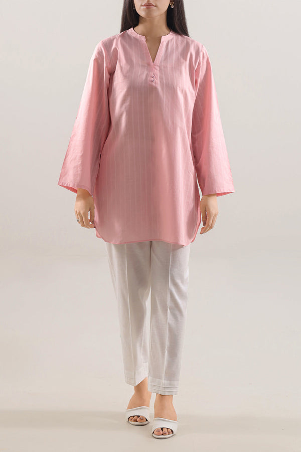 Solid Cotton Stitched Shirt