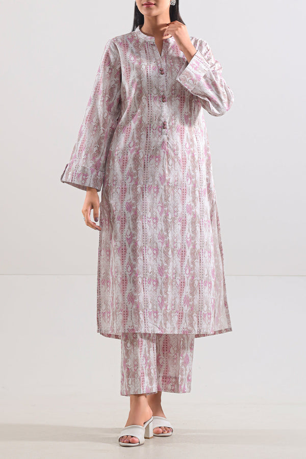 Printed Lawn Stitched 2 Piece (Shirt/Trouser)