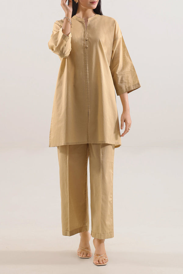 Solid Cambric Stitched 2 Piece (Shirt/Trouser)