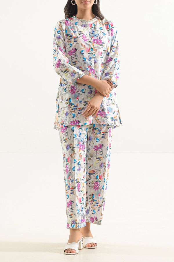 Printed Lawn Stitched Shirt