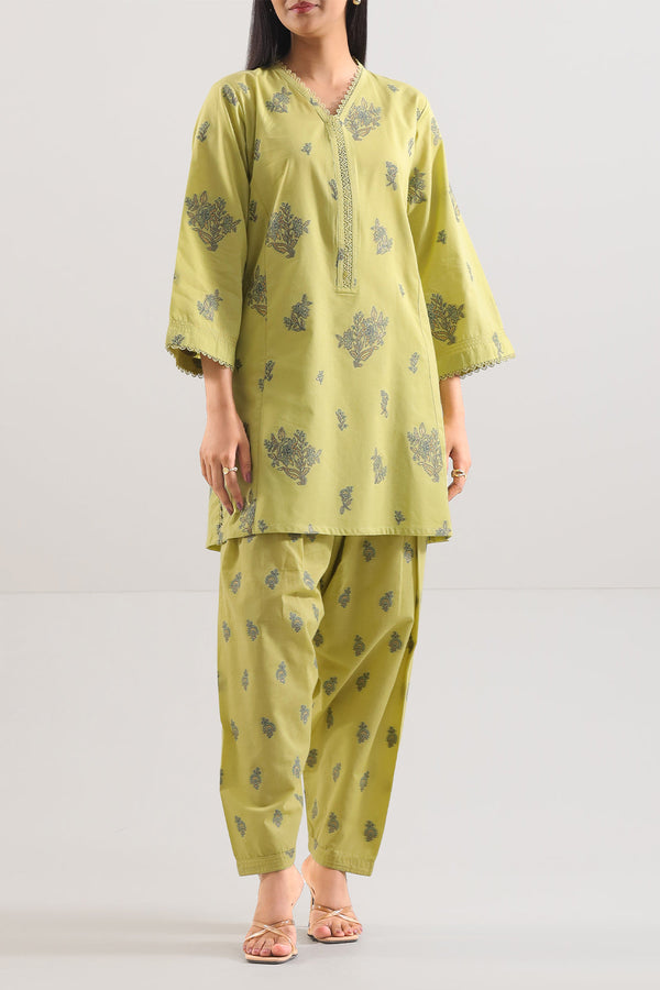 Jacquard Cotton Stitched Shirt