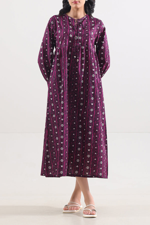 Printed Lawn Stitched Dress