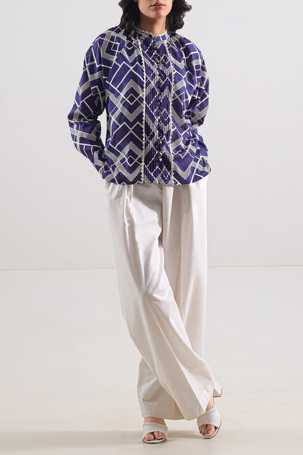 Printed Lawn Stitched Shirt