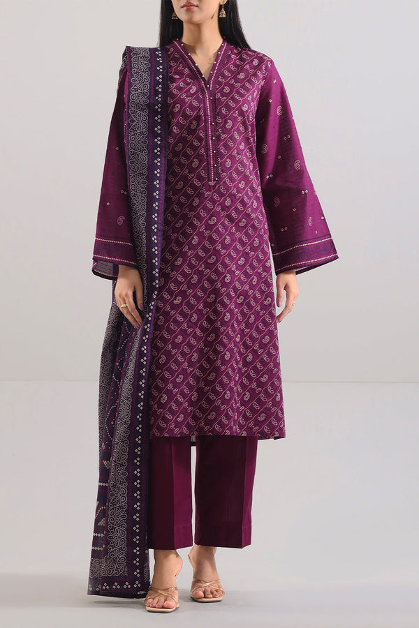 Printed Lawn Stitched 3 Piece