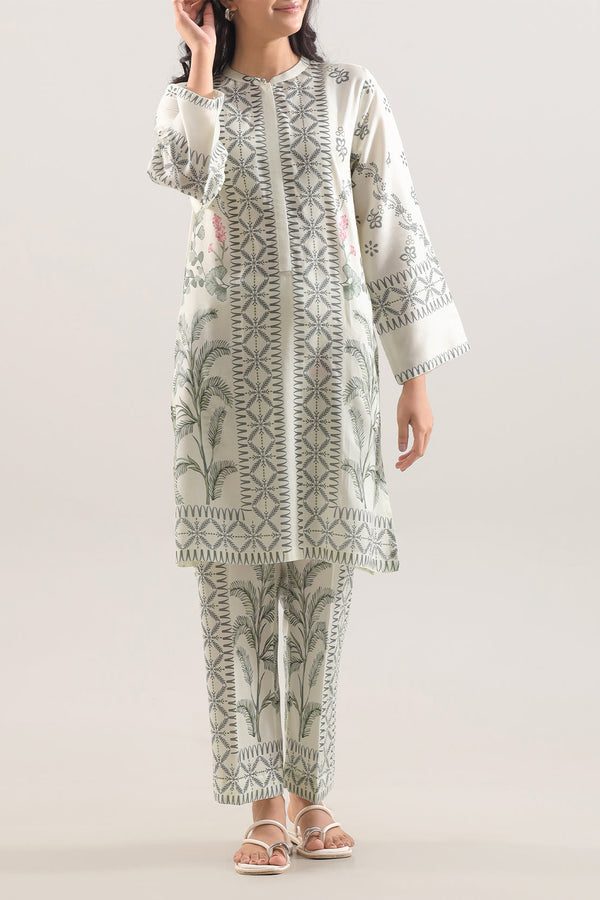Printed Silk Touch Stitched Shirt