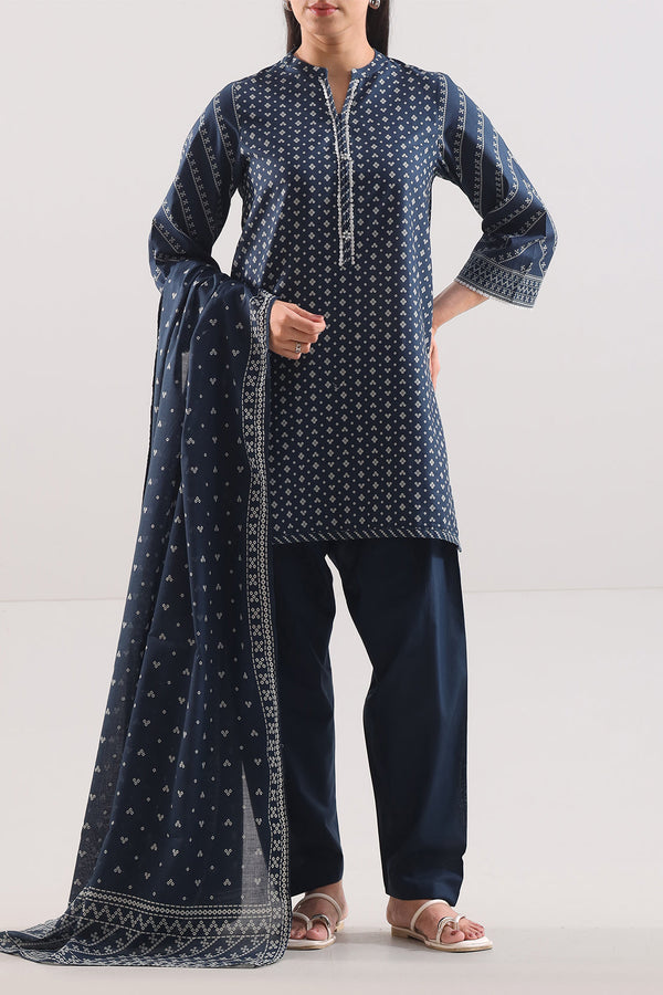 Printed Lawn Stitched 3 Piece