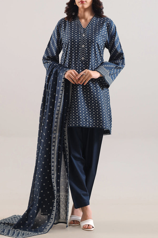 Printed Lawn Stitched Shirt