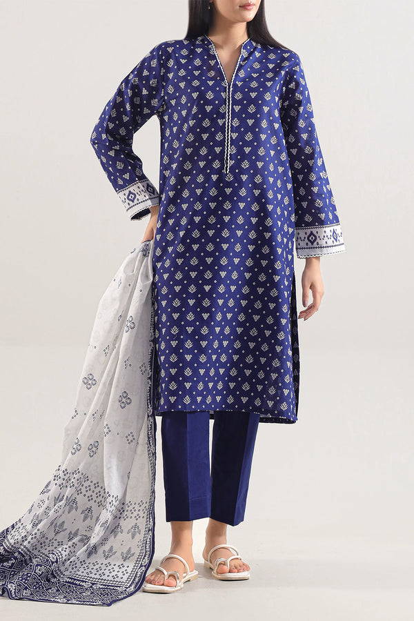 Printed Lawn Stitched 3 Piece