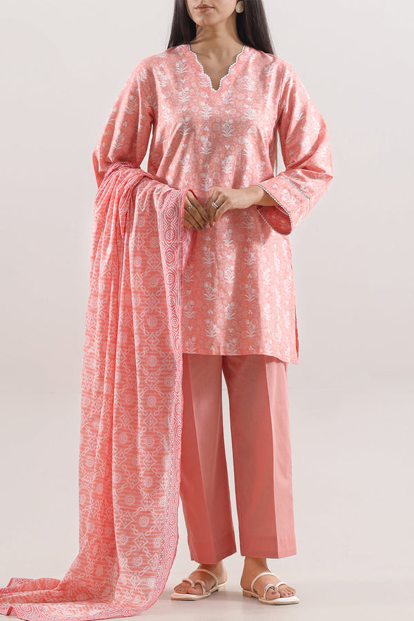 Printed Lawn Stitched 3 Piece