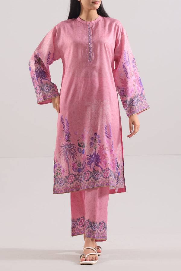 Printed Silk Touch Stitched Shirt