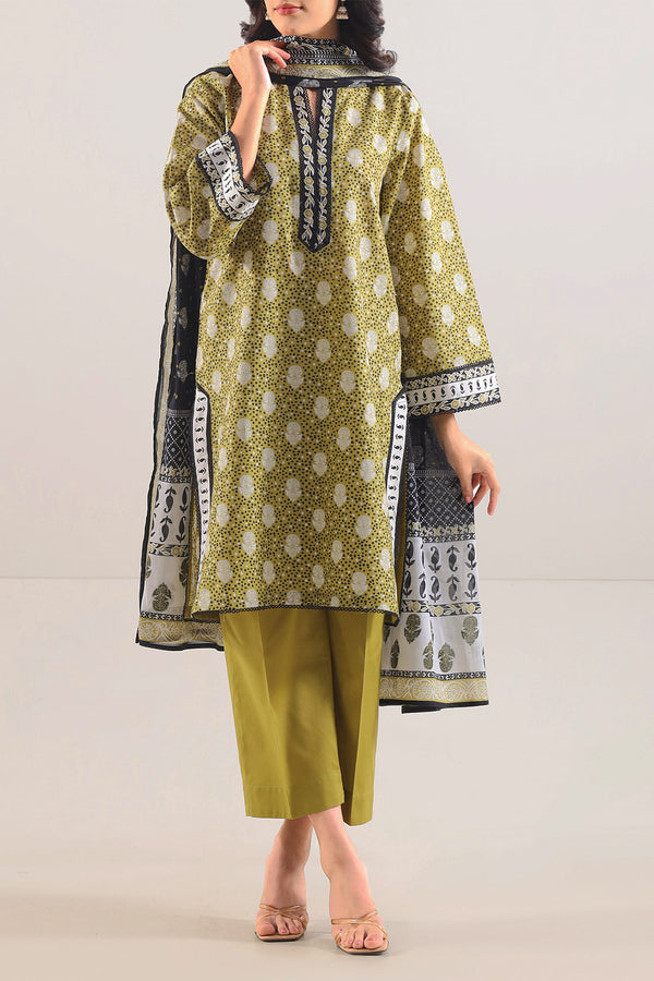 Printed Lawn Stitched 3 Piece