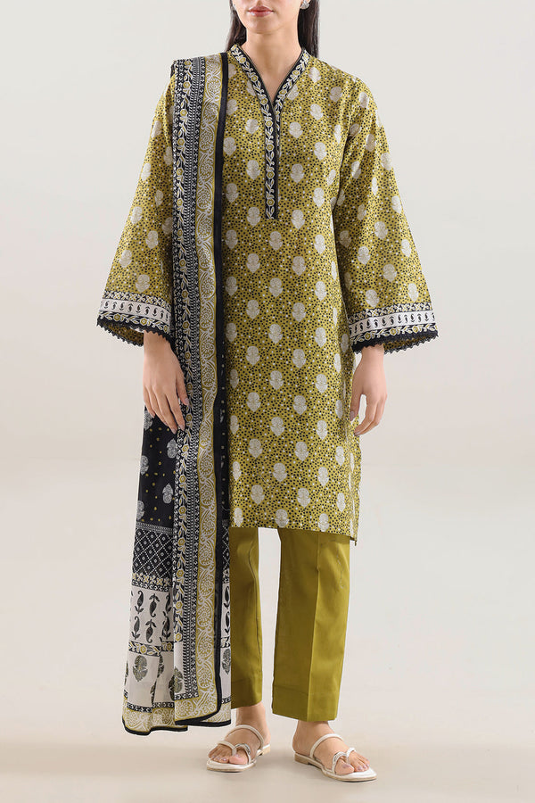 Printed Lawn Stitched 2 Piece (Shirt/Trouser)