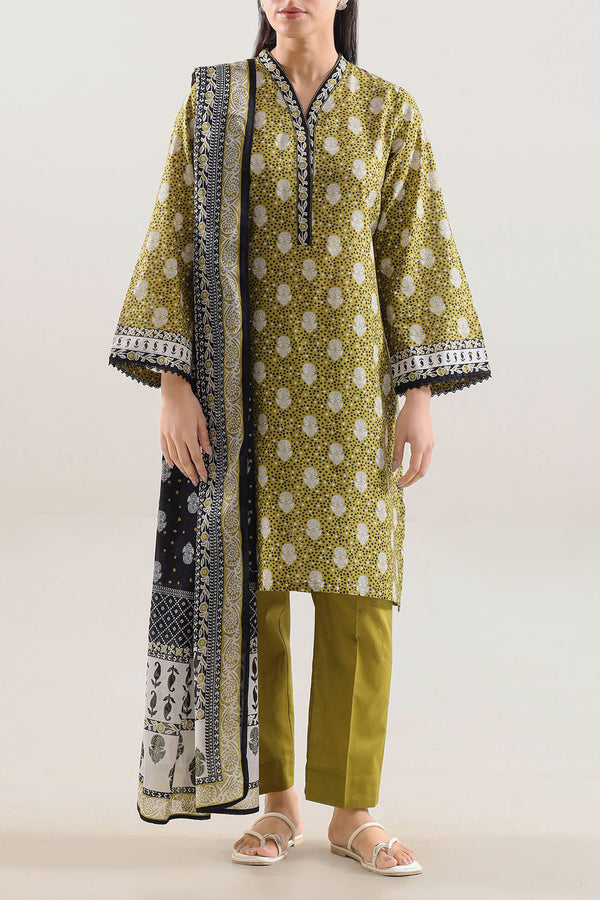 Printed Lawn Stitched 3 Piece