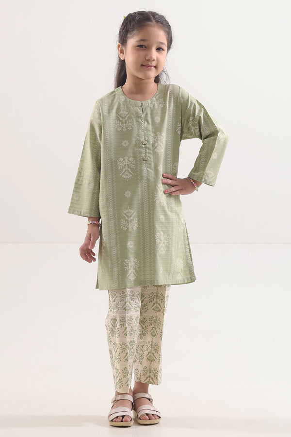 Printed Lawn Stitched Shirt/trouser For Kids