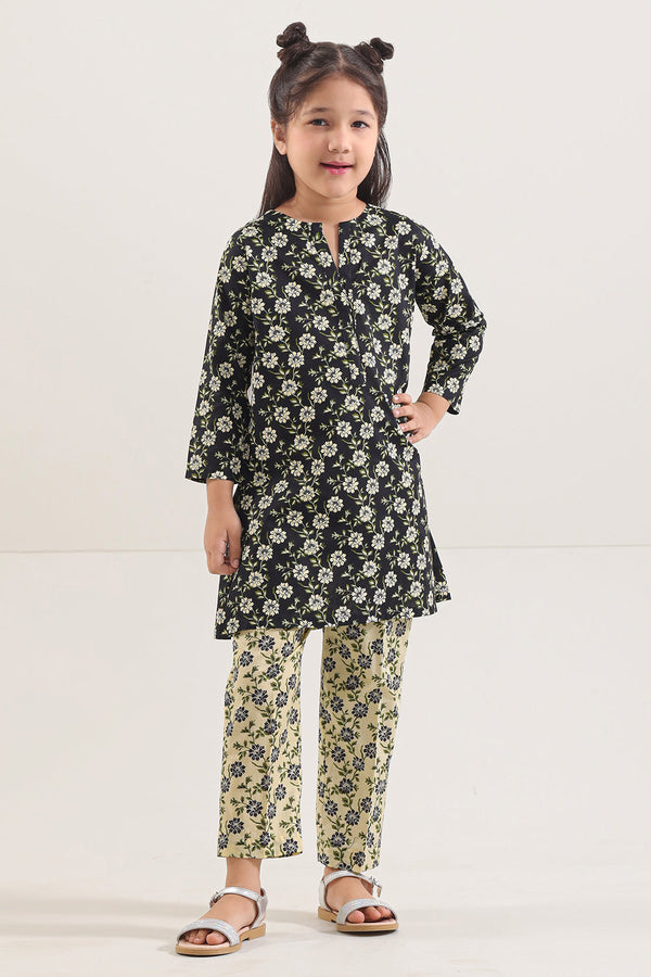 Printed Lawn Stitched 2 Piece (Shirt/Trouser)  For Kids