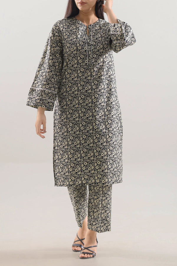 Printed Lawn Stitched 2 Piece (Shirt/Trouser)