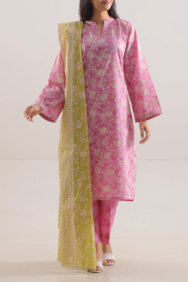 Printed Lawn Stitched 3 Piece