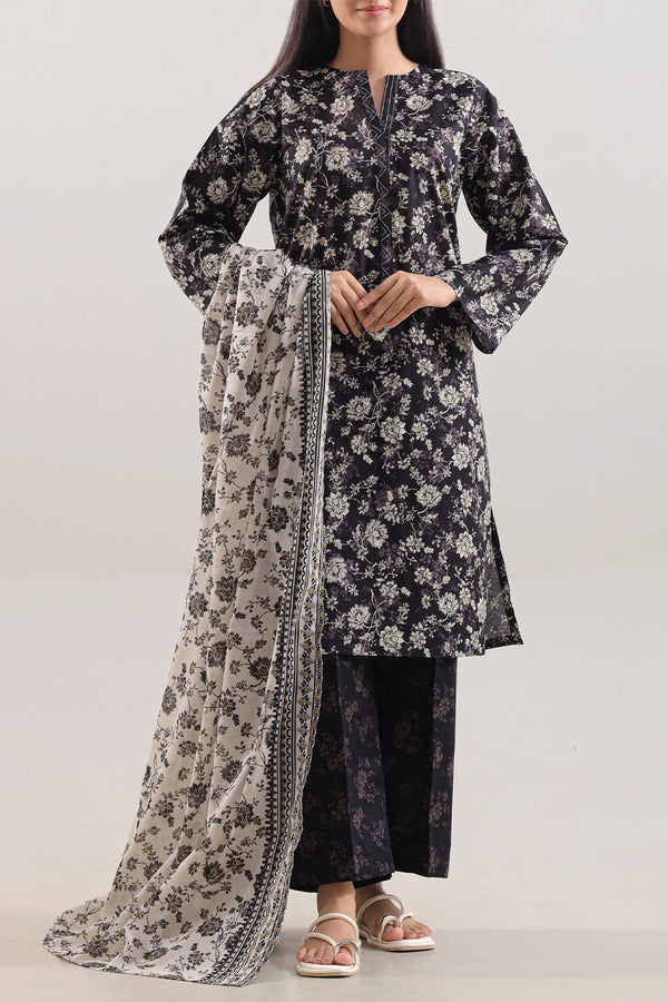 Printed Lawn Stitched 3 Piece