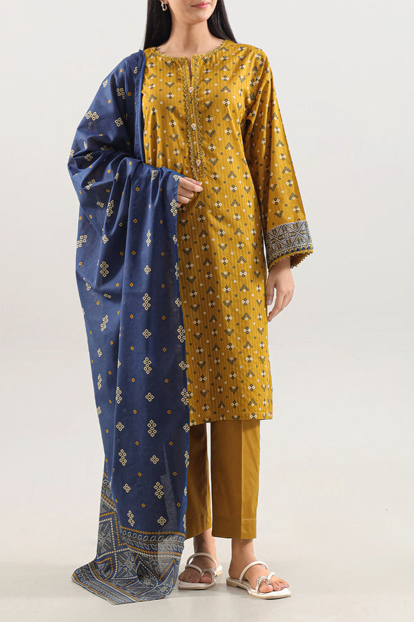 Printed Lawn Stitched 3 Piece