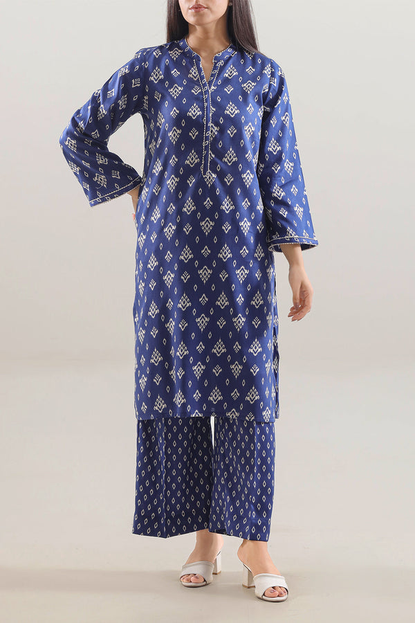 Printed Arabic Lawn Stitched 2 Piece (Shirt/Trouser)