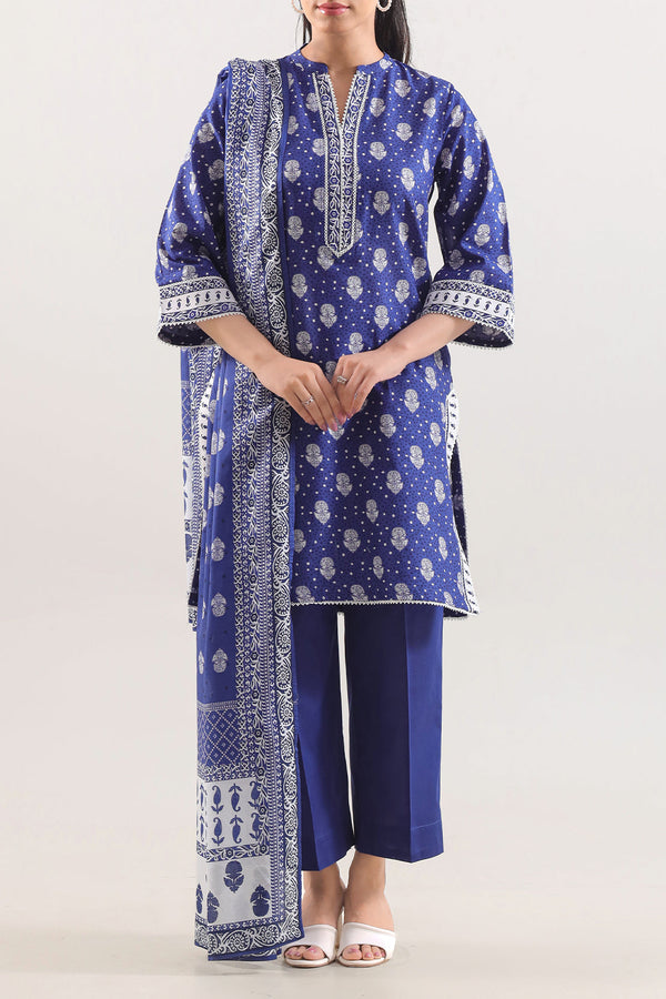 Printed Lawn Stitched 2 Piece (Shirt/Trouser)
