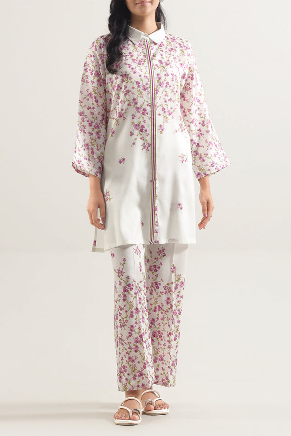 Printed Silk Touch Stitched Shirt